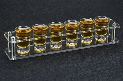 IW Cup Holder 40ml 6 шт. набор ликер Спирит чашка Пинта КОПО рюмка мини бокал для вина es Verre Bicchieri Vetro Copas De Vidrio Doom Tete De Mort VEMs - Цвет: IW Cup Holder 40ml