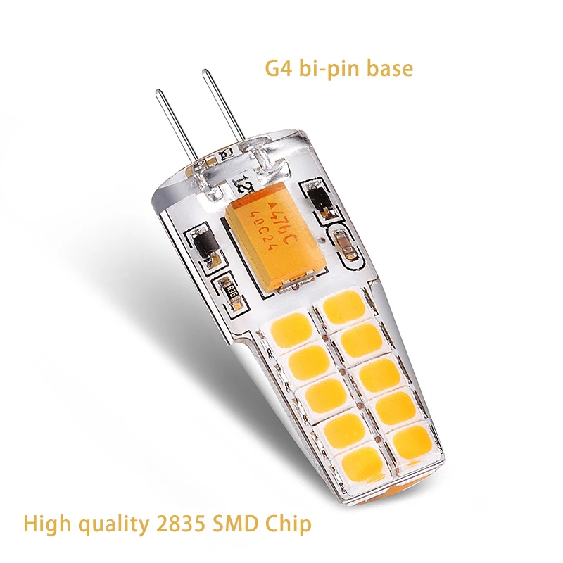 10 шт. светодиодные лампы G4 12 В переменного тока 3 Вт 20 светодиодный одов 2835 SMD 360