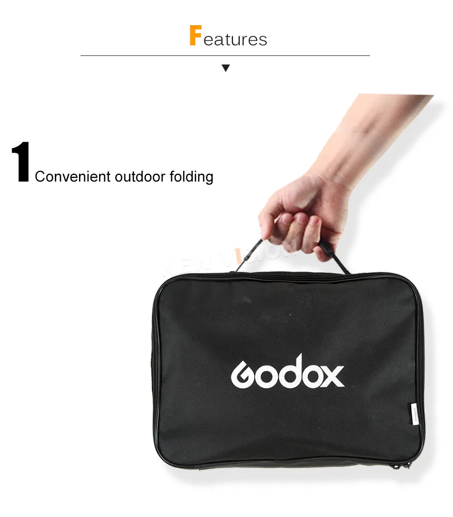 Godox 40x40 см 50x50 см 60x60 см 80x80 см+ S Тип Кронштейн+ сотовая сетка регулируемая вспышка софтбокс монтажный комплект для Speedlite