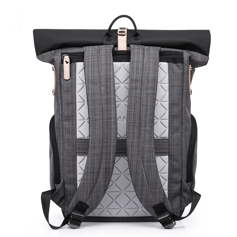 

17002 New Fashion Men Anti-theft Shoulder Bag Multi-function Computer Bag Oxford Backpack