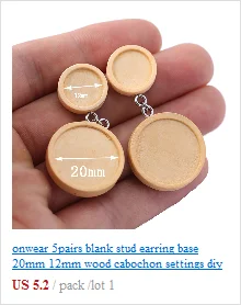 Onwear 20 шт антикварные серебряные Подвесные серьги крючки результаты подходят 10 мм 12 мм 14 мм Серьги-кабоны базовые настройки diy пустое обрамление для ювелирных изделий