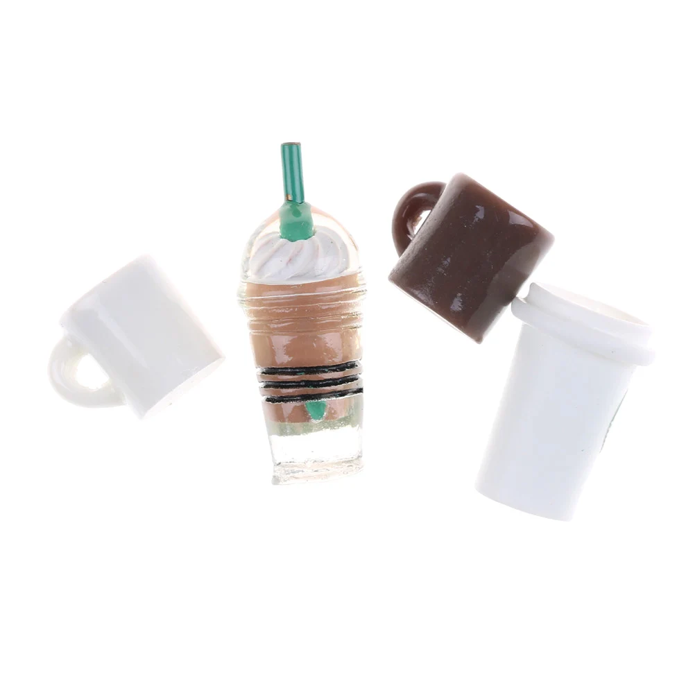 4 шт./компл. DIY кукольный домик кофейная чашка Миниатюрный Мини Мир кухня еда