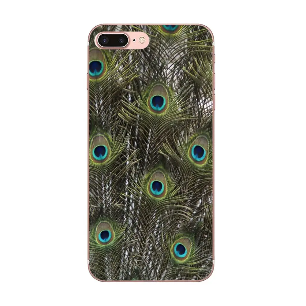 Мягкий чехол из ТПУ для Huawei Honor 4C 5A 5C 5X 6 6C 6A 6X 7 7X 8 9 V8 V10 Y3II Y5II Y6II G8 P7 Play Lite Pretty Peacock