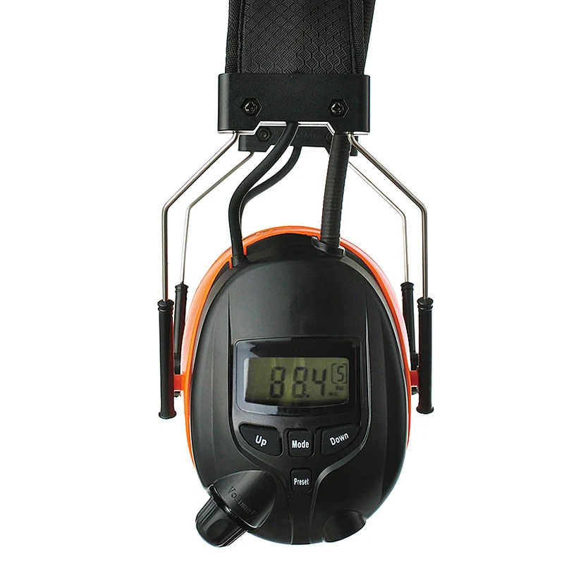 Электронные Bluetooth наушники NRR 25dB Защита слуха AM FM радио шумоподавление