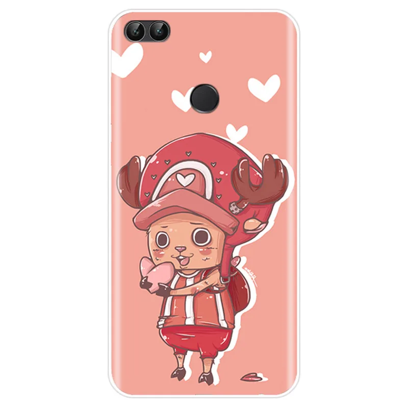 Чехол в стиле аниме Luffy One Piece Мягкий силиконовый чехол из ТПУ для телефона Huawei P9 P10