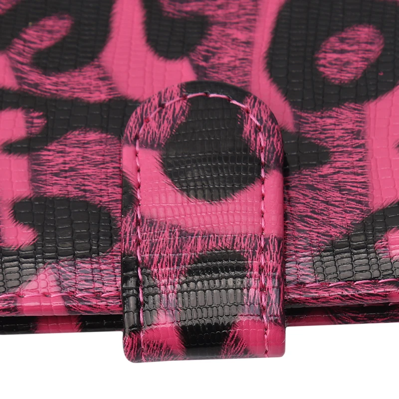 Чехол для паспорта с леопардовым принтом из мягкой искусственной кожи мужчин и