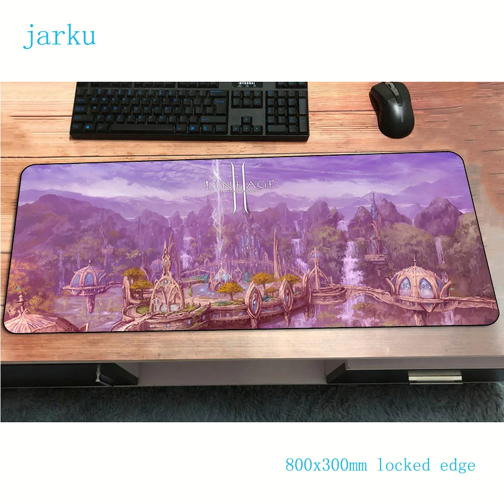 Lineage 2 коврик для мыши геймеров рождественские подарки 800x300x2 мм нетбука игровой