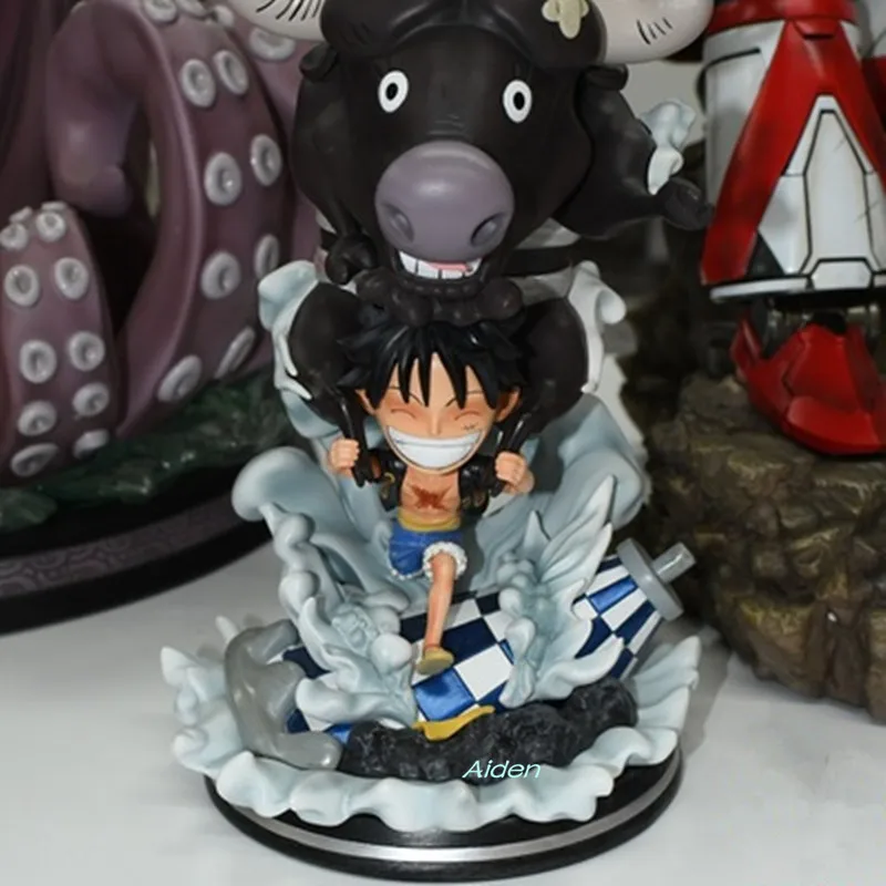 Статуэтка из соломы Пираты обхват груди Обезьяна D 10 дюймов Luffy полный длинный