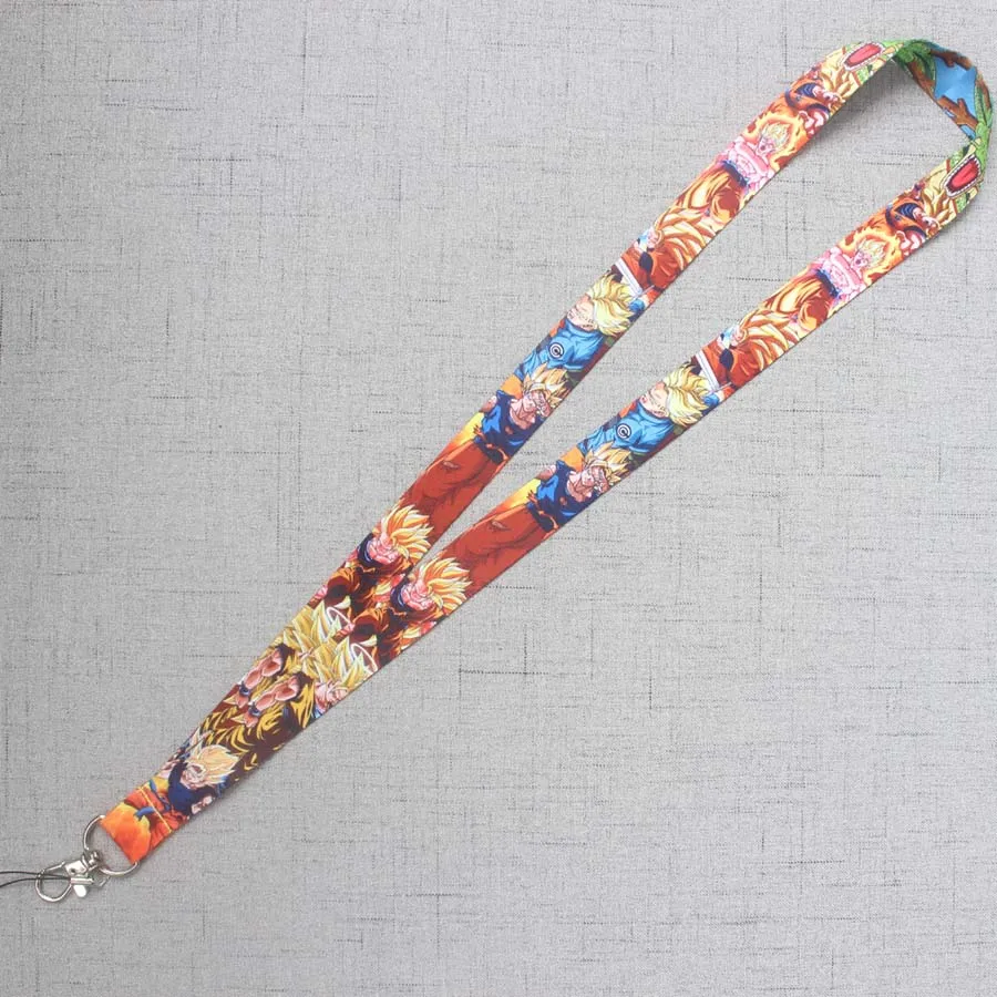 Dragon Ball Lanyards мультфильм фильм значок держатель брелоки ремешки мобильный телефон ключ цепи шнурки для телефонов