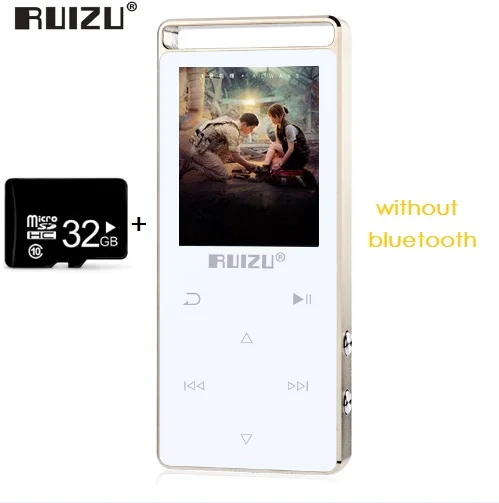 Оригинальный MP3 плеер RUIZU D01 с сенсорным экраном 8 ГБ FM радио электронной книгой