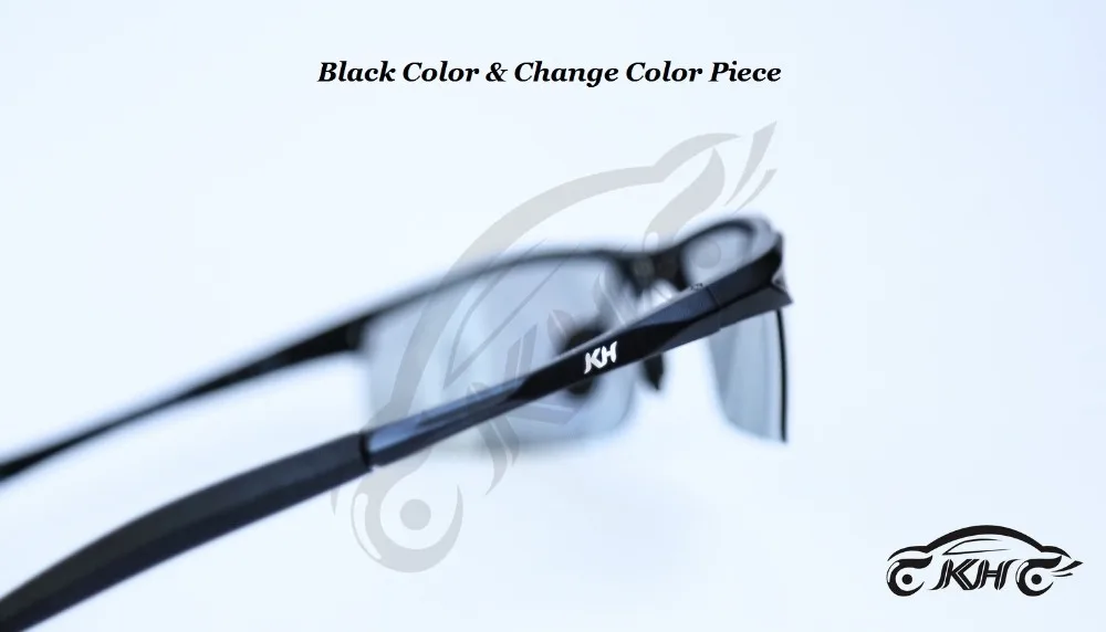 KH изменить Цвет фотохромные очки Для мужчин женщин Титан поляризованные