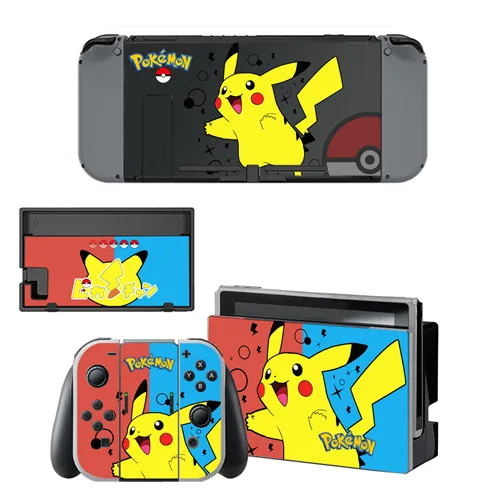 YSNS1713 Виниловые наклейки для nintendo Switch для консоли nintendo Switch и контроллера-для Pokemon Go Pikachu - Цвет: YSNS1713
