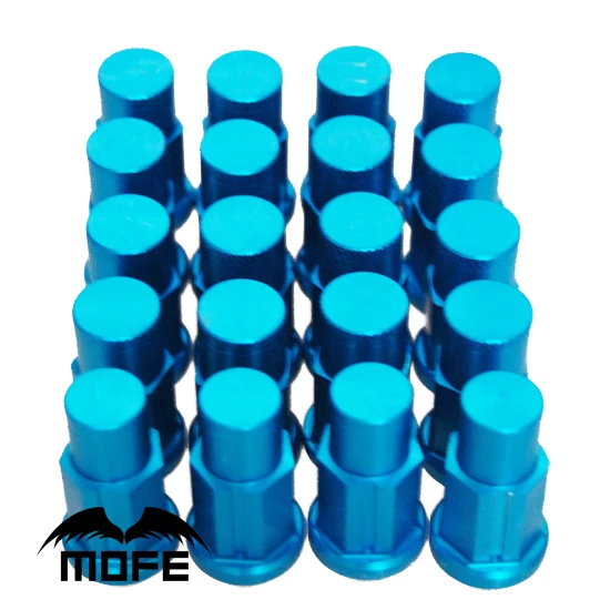 MOFE 19 мм шестигранный Дюралюминиевый 50 гайка для колес гоночного автомобиля P1.5