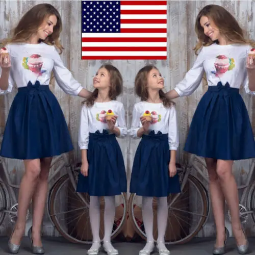 Платье-Двойка для мамы и дочки | Мать ребенок