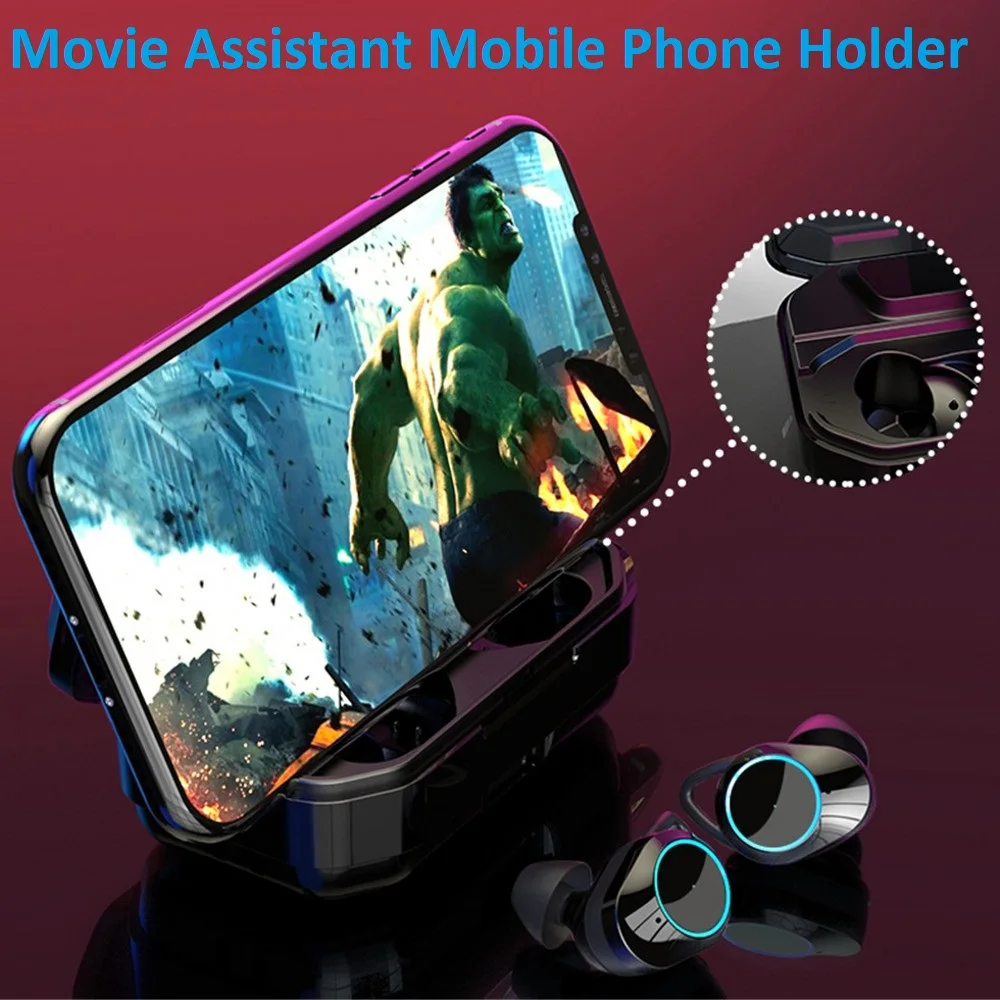 Наушники Bluetooth 5 0 настоящие беспроводные наушники вкладыши водонепроницаемая