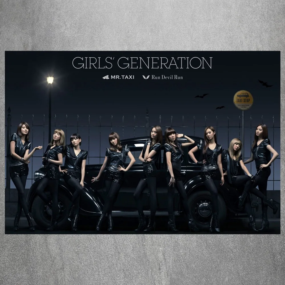 Girls Generation Kpop Modern Poster Art Wall Pictures Silk Fabric Printed Painting Room Decoration Home Decor No Frame | Дом и сад
