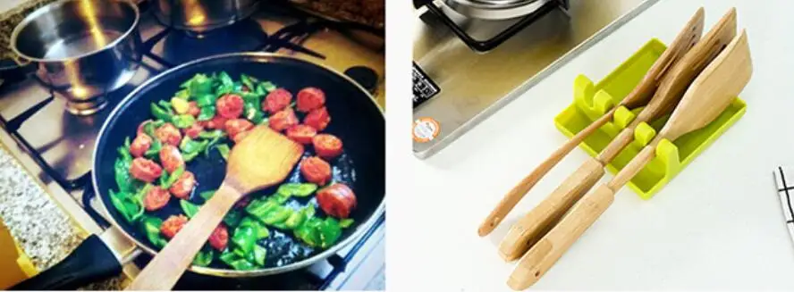 20 шт. силиконовые кухонные приборы|Подставки под ложку и держатели на кастрюлю| |