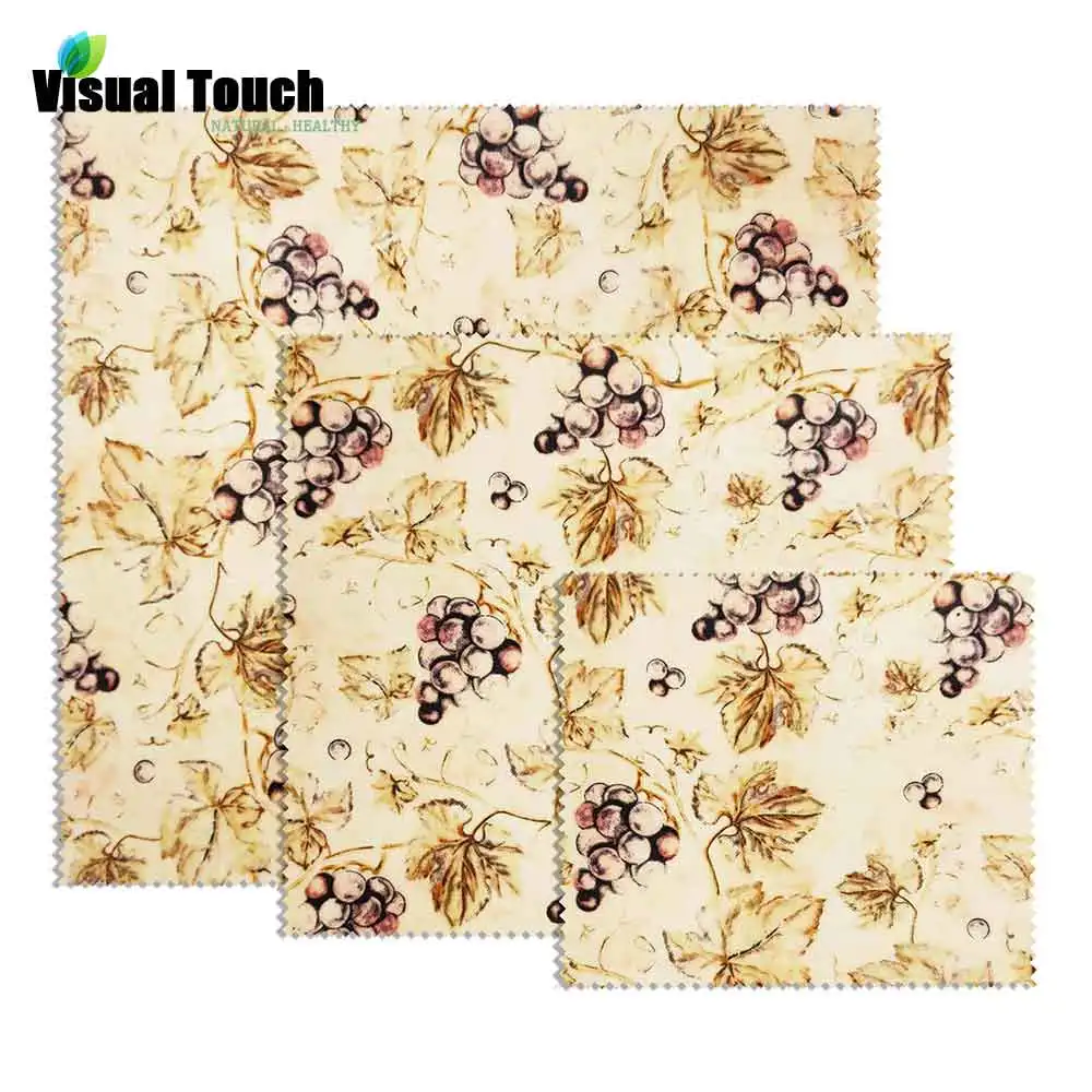 Визуальный сенсорный виноградный пчелиный воск оберточная пленка пищевая s