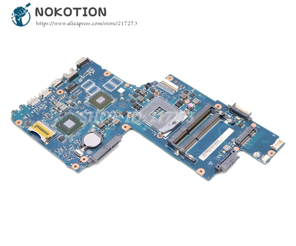 NOKOTION материнская плата для ноутбука Toshiba Satellite C50 C55 основная плата 15,6 ''GT710M DDR3 HM76 H000061960 PT10FG комплектующие фотоаппарата SONY DSC MB H000062020