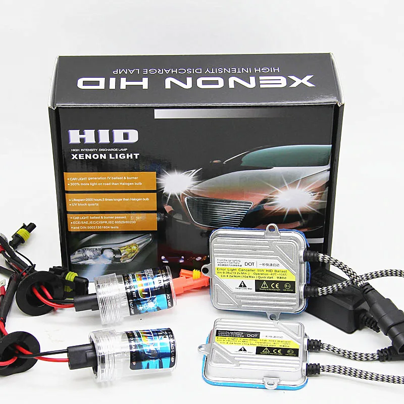 9005 HB3 9006 HB4 H1 H3 H7 H8 H9 H11 881 880 55 Вт H4 автомобильный HID ксеноновый комплект для