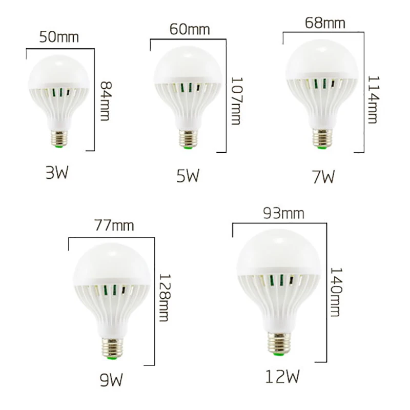 Светодиодная лампа с датчиком движения E27 220 В 3 Вт 5 7 9 12 Вт|led buld e27|led buldled lamp |