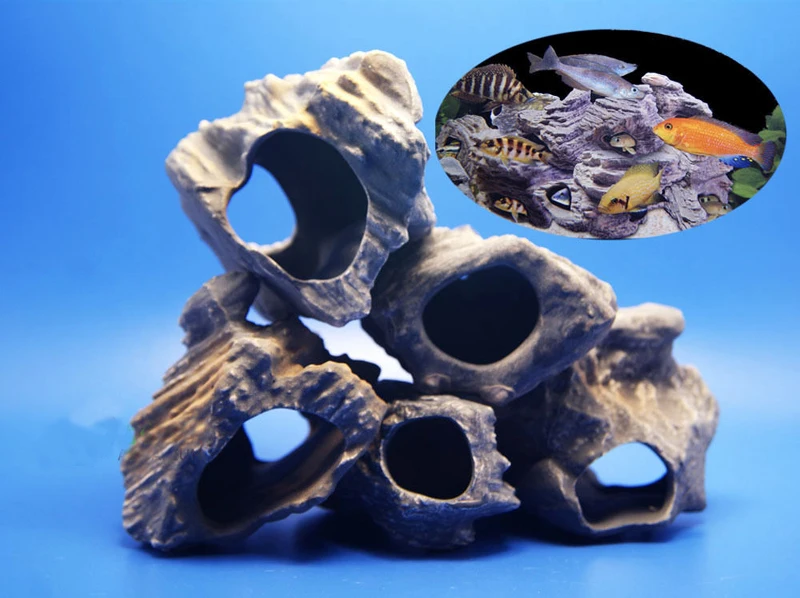 MF CICHLID камень керамический аквариум каменная пещера декор для аквариума | Дом и