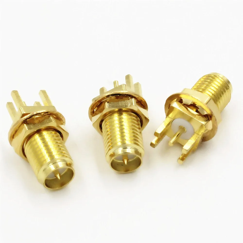 Черное крепление для печатной платы от ALLISHOP розетка Женский переходник с прямым