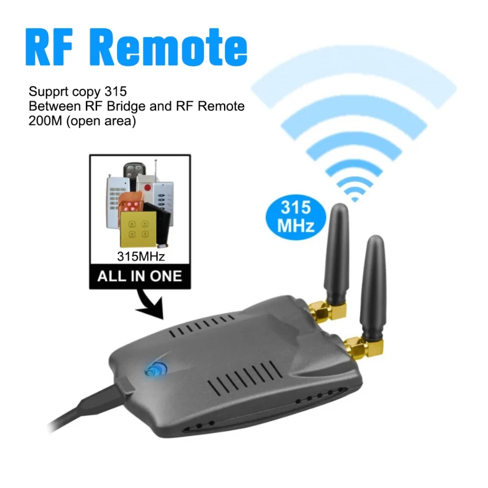 315MHz EWeLink RF мост 315 МГц и 433 МГц Модуль Автоматизации умного дома Wifi беспроводной переключатель универсальный таймер DIY преобразования 315/433 МГц RF - Комплект: 315MHz