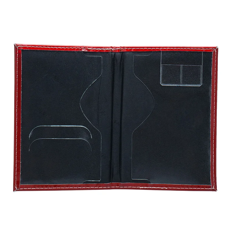 Russian High Quality blue letters national Passport Holder Protector Wallet Business Card Soft Cover PU Leather | Багаж и сумки