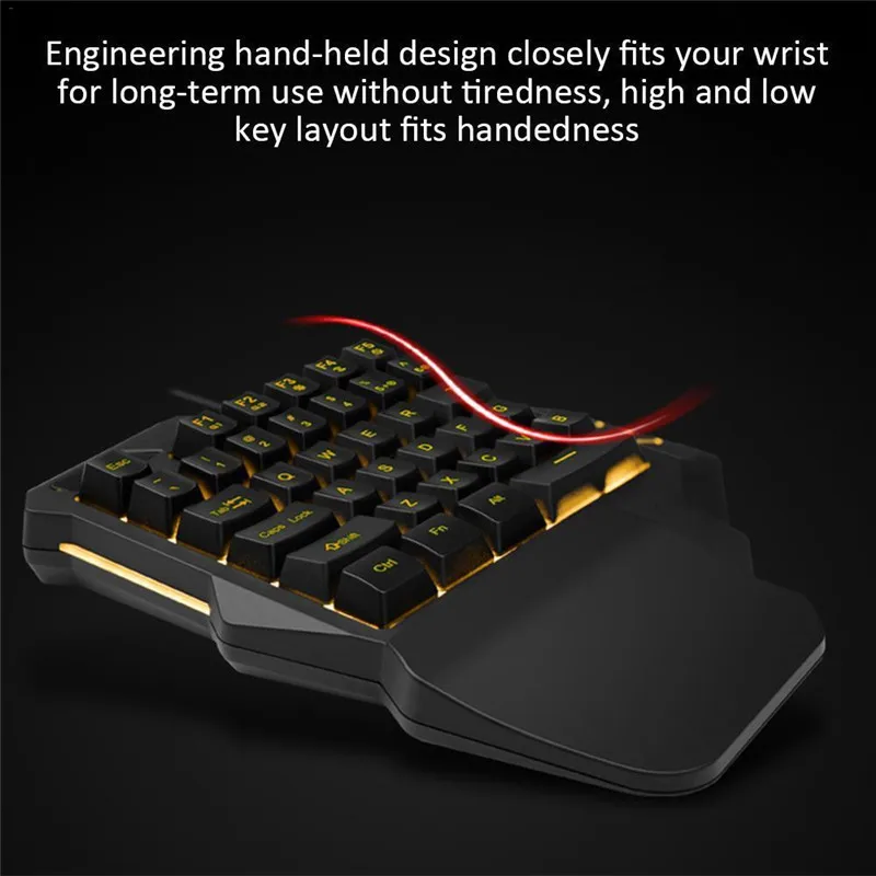 Игровая клавиатура Centechia RGB с подсветкой механическая игровая Проводная для