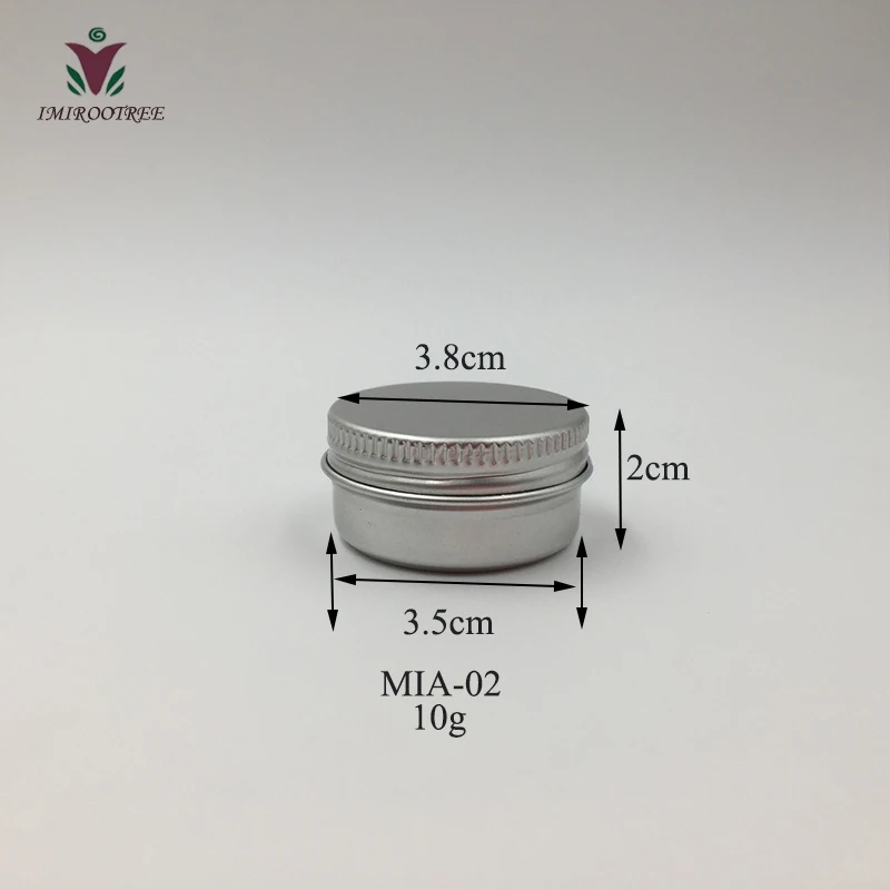 

102pcs 5g 10g 15g 30g Aluminum Tin Can Metal Jar for Cosmetic Body Eye Lip Cream Packaging