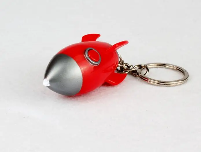 Космическая ракета Led брелок звук и свет Модель держатель бутик маленькая