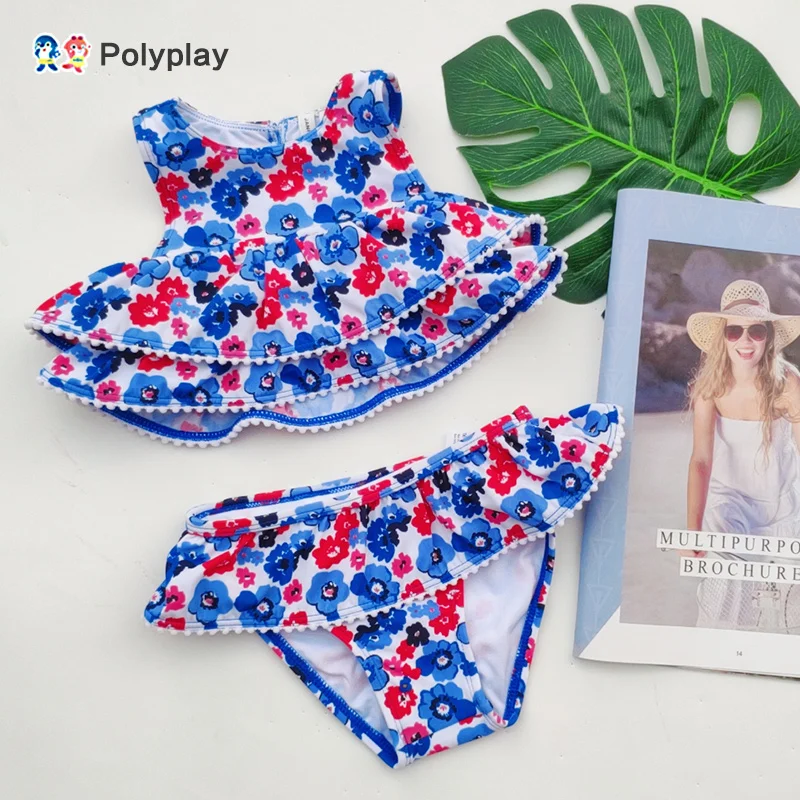 Раздельный купальник для детей милый купальник|Купальные костюмы| |