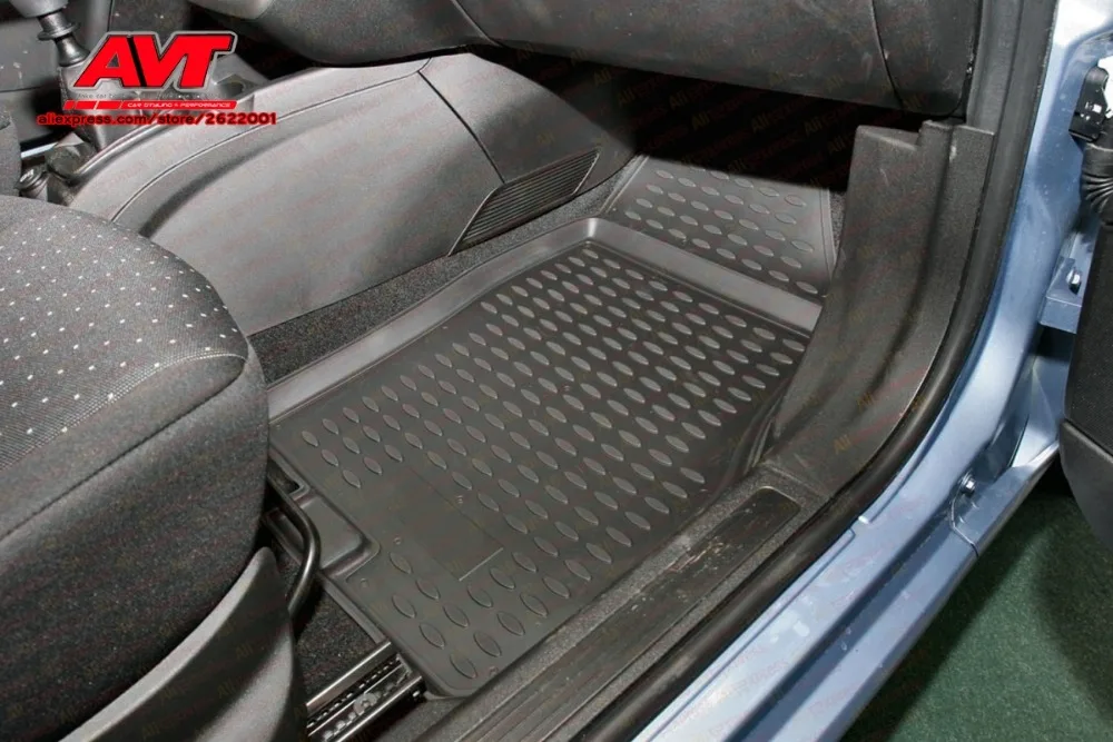 Коврики для Fiat Grand Punto 5D 2005- 4 шт. резиновые коврики Нескользящие аксессуары салона