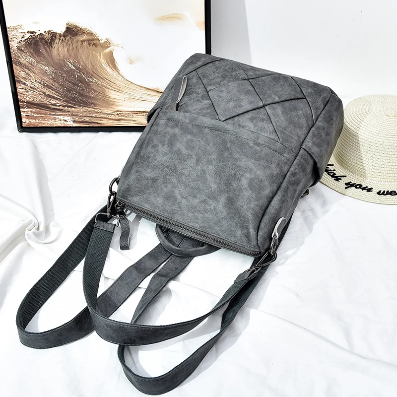 2020 модные новые женские рюкзаки из искусственной кожи школьные для девочек