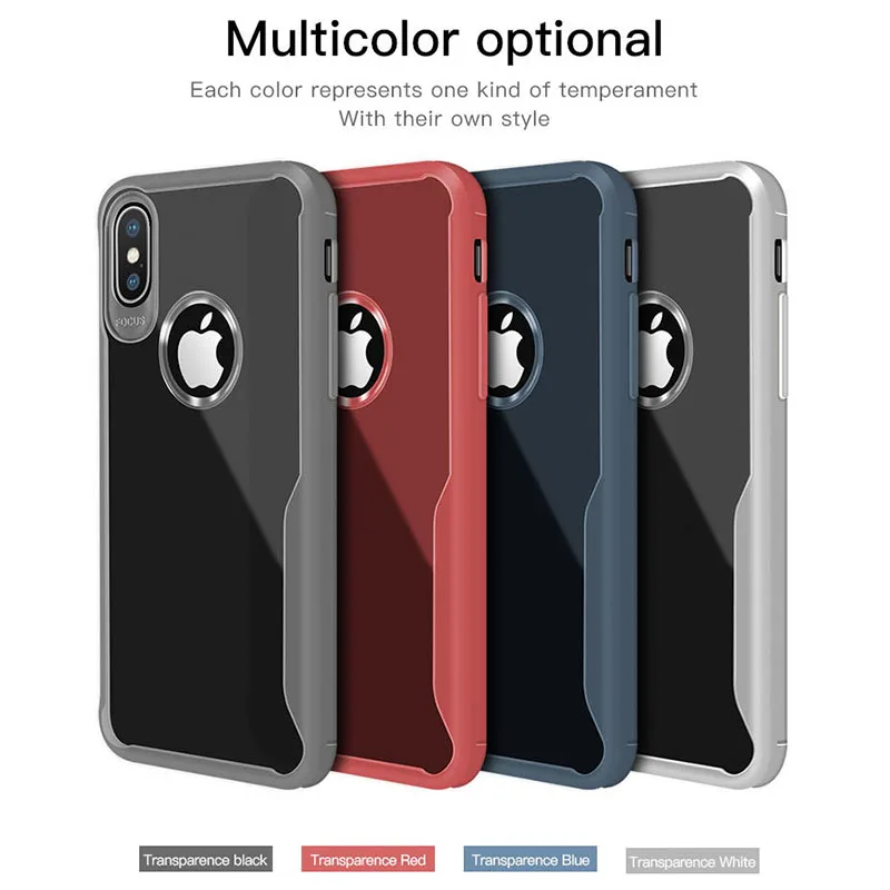 Прозрачный мягкий чехол из ТПУ для iPhone XR Xs Max X 10 6 s 6s 7 8 Plus 5 5S SE роскошный