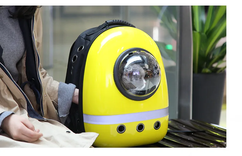 Astronauta Gato Perro portador Bolsa de Viaje cpsula espacial mochila transpirable