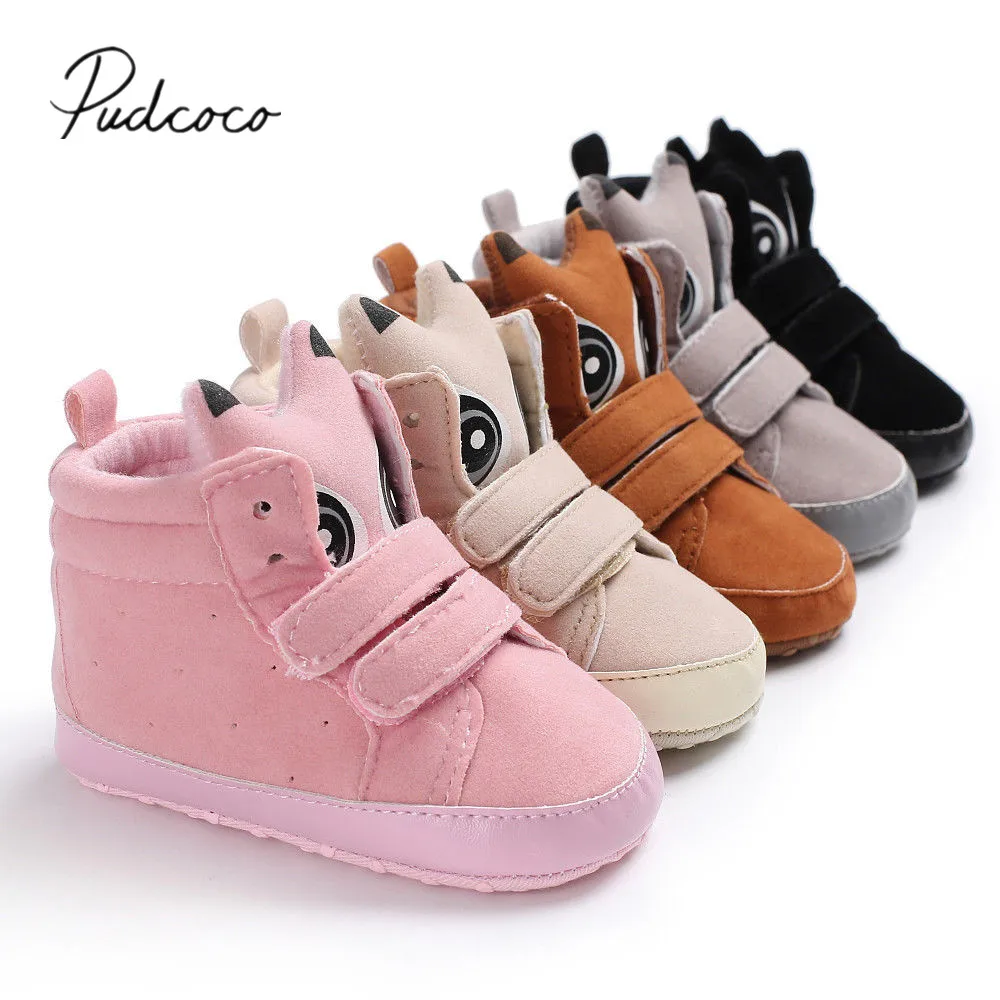 Новинка 2018 милые детские ботинки из хлопка для маленьких мальчиков и девочек