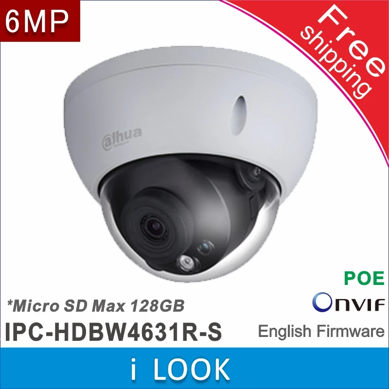Оригинальная сетевая IP камера dahua 6 МП со слотом для SD карты|Камеры