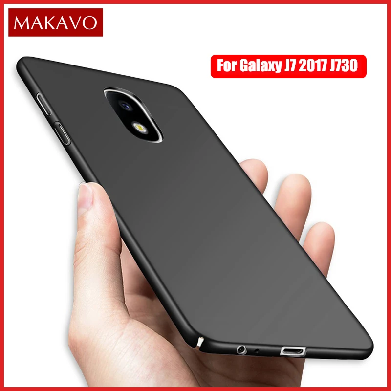 Чехол для Samsung Galaxy J7 2017 тонкий матовый жесткий чехол накладка Pro J3 J4 J6 J8 2018 чехлы