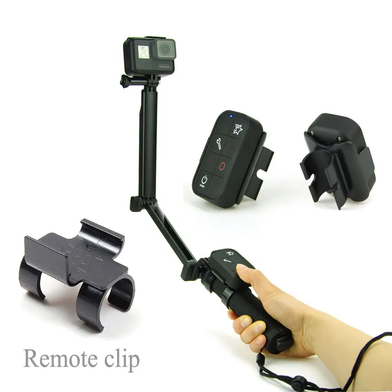 AoneCheer Gopro 3-way селфи палка ручной стабилизатор мини монопод удлинитель Gopro пульт дистанционного управления/зажим для телефона для SJCAM YI