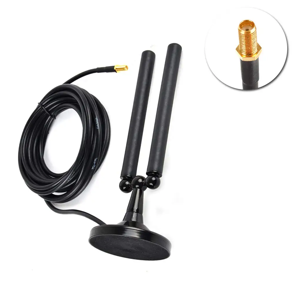 HYS TC-MS9 портативная рация SMA-Female антенна VHF UHF двухдиапазонный с магнитным базовым