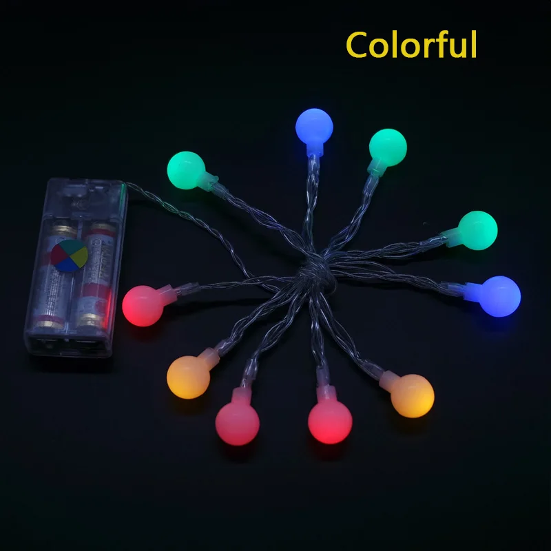 1 м 10 LED серебряная проволока сказочная гирлянда лампа светодиодная