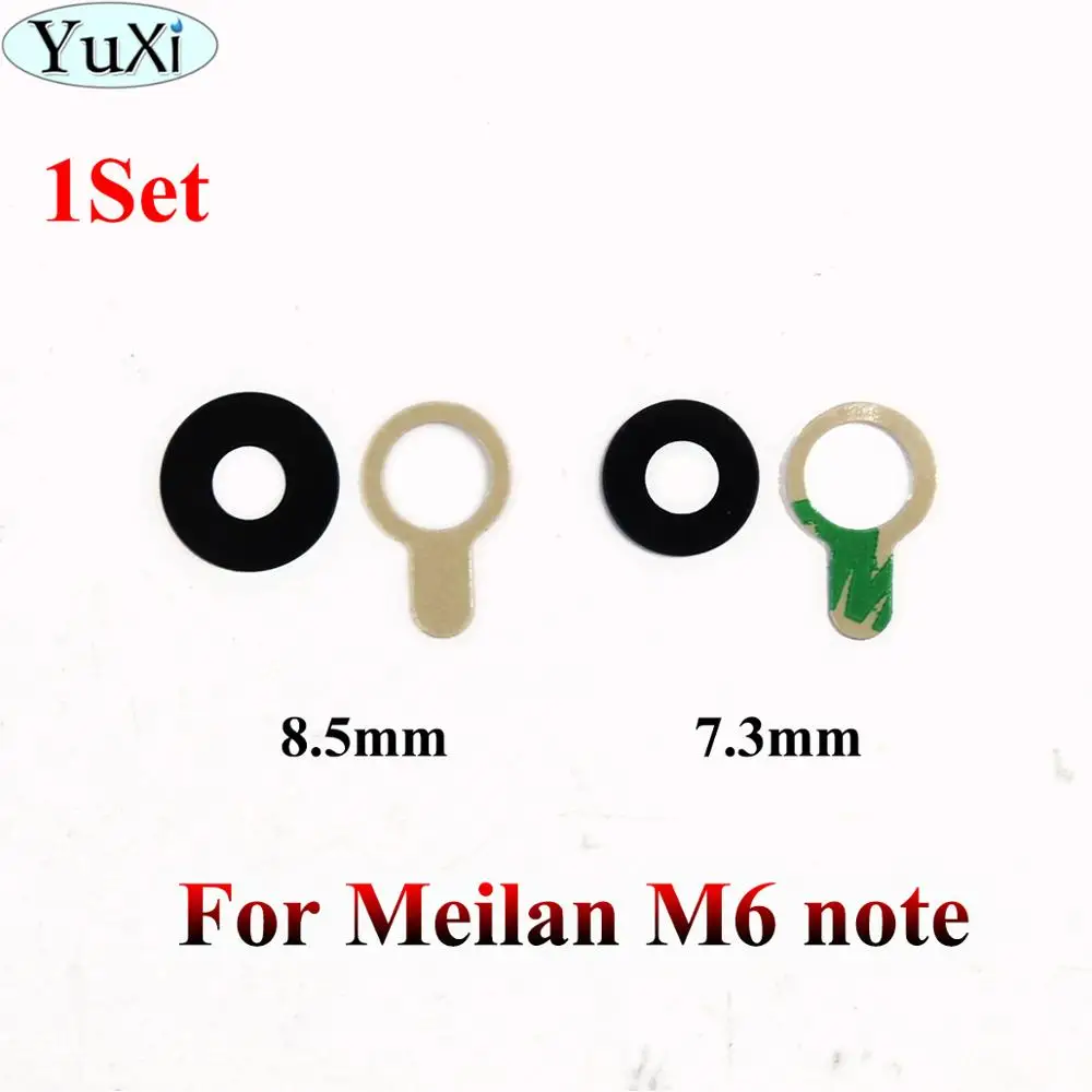 YuXi 2X для Meizu meilan M2 M3 M5 M6 Note камера Стекло Объектив задняя камера стекло объектив с клеем Замена Ремонт Запасные части