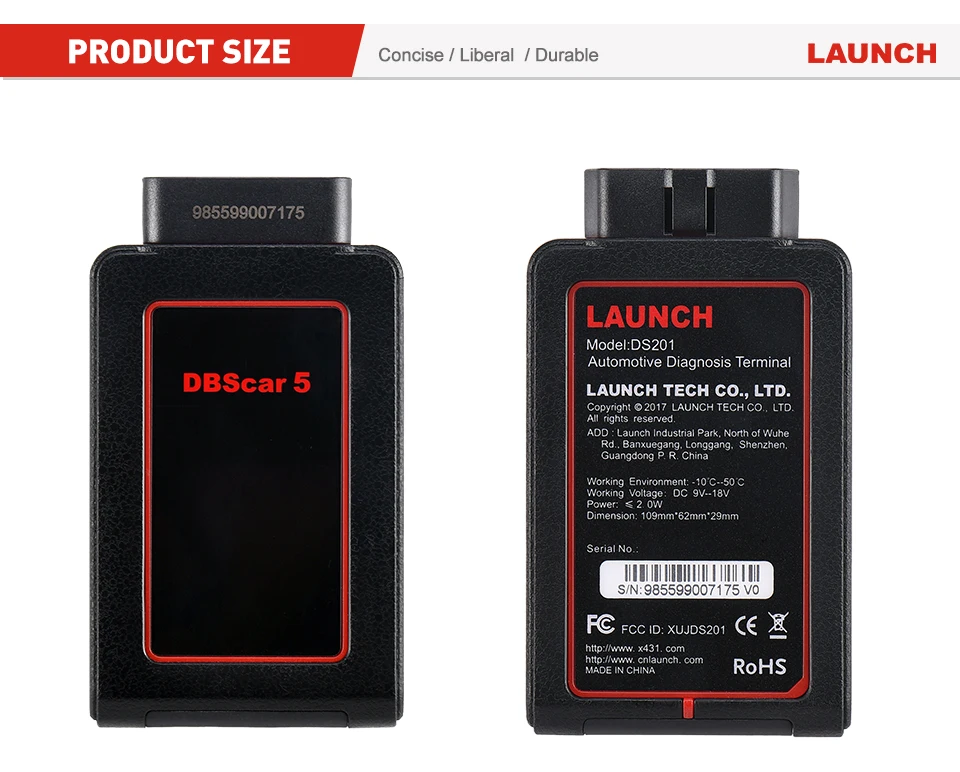 LAUNCH X431 V+ V plus 1" сканер для диагностики авто Диагностический инструмент Автомобильный автомобильный инструмент Сканер obd2 Bluetooth WIFI Полная система obd 2 Сканер PK X431 pro3