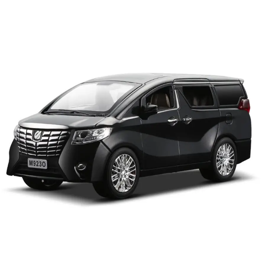 

Лидер продаж, литая модель автомобиля toyota alpha в масштабе 1:24, модель автомобиля с светильник кой и звуком, коллекционная игрушка для подарка