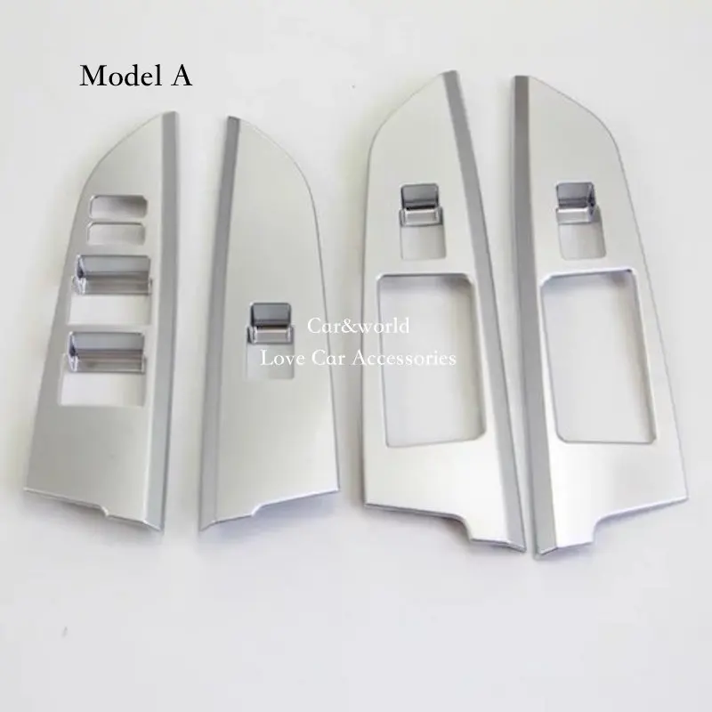 Хромированная внутренняя отделка подлокотника дверь окно кнопка переключения