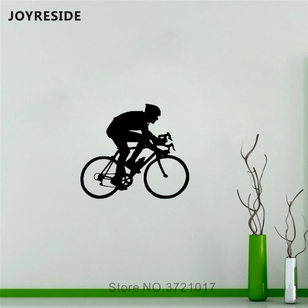 Joysebe Наклейка на стену для езды велосипеде наклейка виниловый Декор дома декор