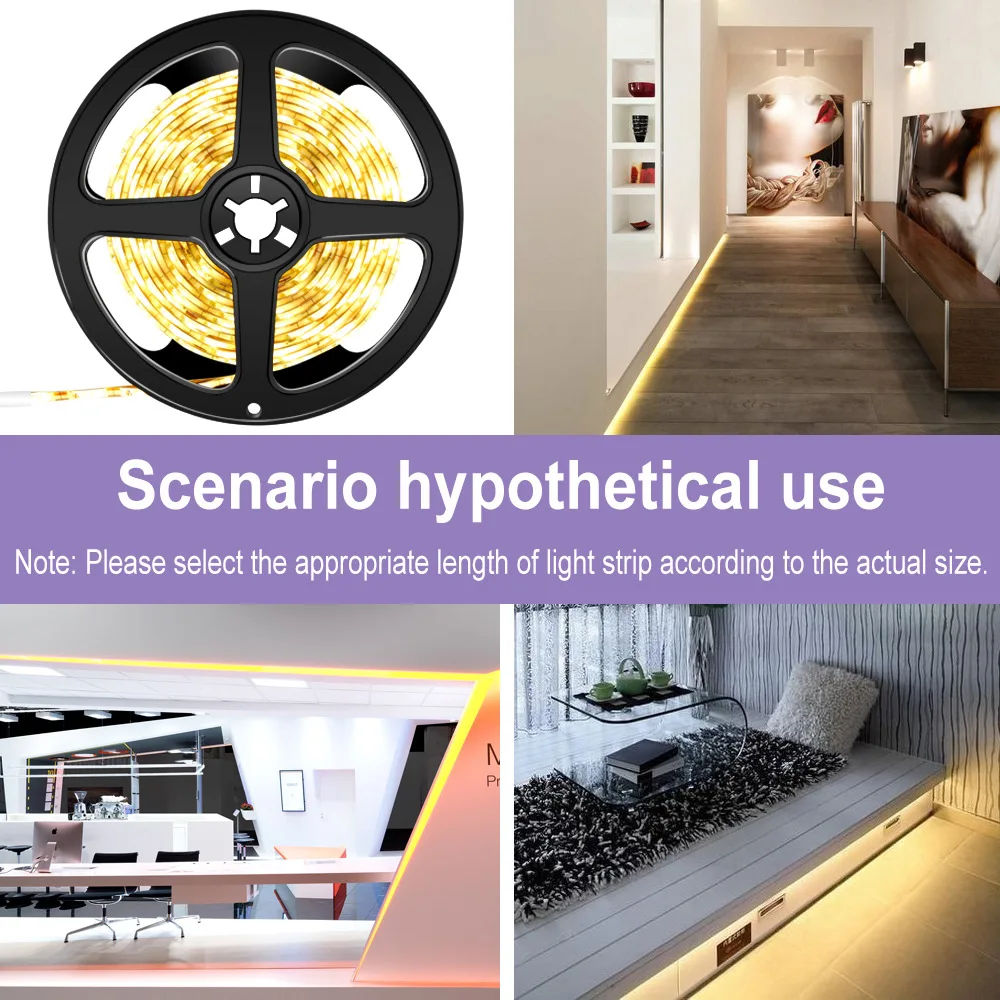 Светодиодная лента для сенсорного выключателя с регулируемой яркостью USB 5 В