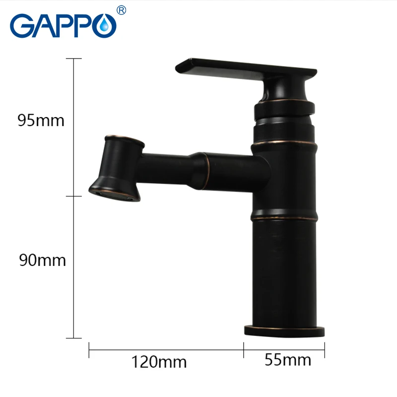 GAPPO смеситель для раковины ванной комнаты настенные водяные водопад |